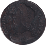 1733 HALFPENNY ( FINE ) - Halfpenny - Cambridgeshire Coins