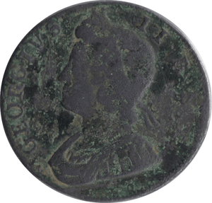 1733 HALFPENNY ( FINE ) - Halfpenny - Cambridgeshire Coins