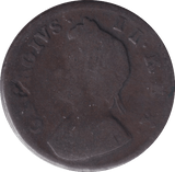 1734 FARTHING ( FAIR ) - Farthing - Cambridgeshire Coins