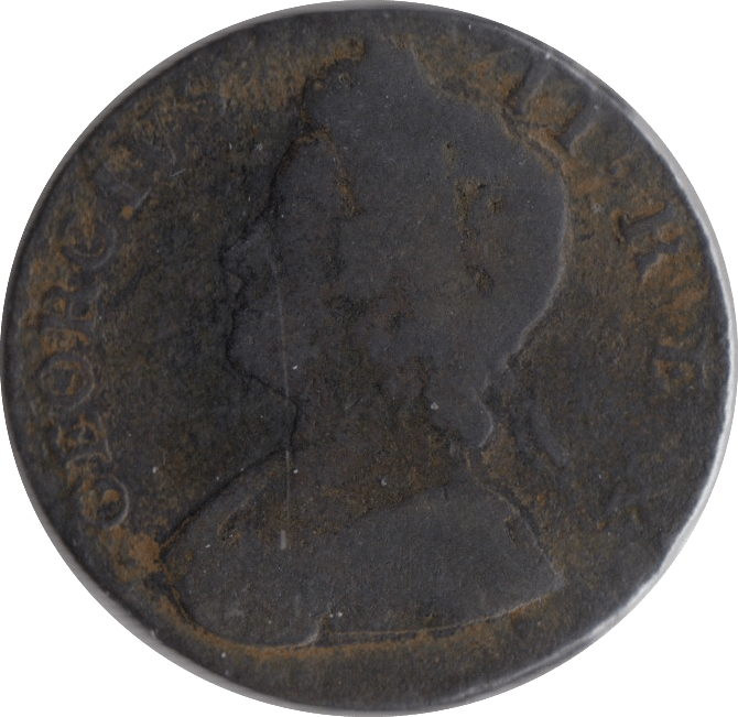 1734 HALFPENNY ( FAIR ) - Halfpenny - Cambridgeshire Coins