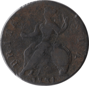 1734 HALFPENNY ( FAIR ) - Halfpenny - Cambridgeshire Coins