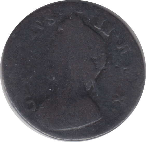 1735 FARTHING ( FINE ) - Farthing - Cambridgeshire Coins