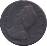 1737 FARTHING ( FAIR ) B - Farthing - Cambridgeshire Coins