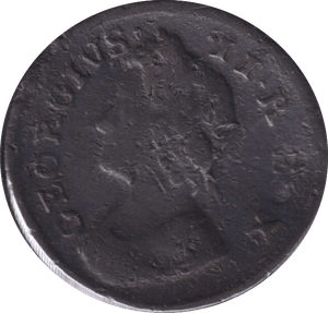 1737 FARTHING ( FINE ) - Farthing - Cambridgeshire Coins