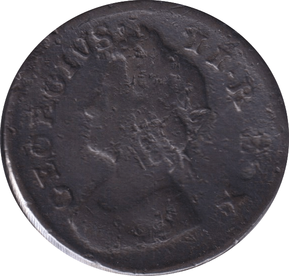 1737 FARTHING ( FINE ) - Farthing - Cambridgeshire Coins