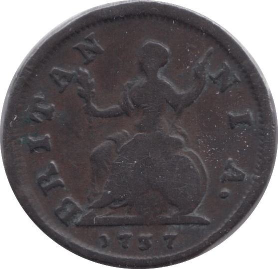1737 FARTHING ( GF ) - Farthing - Cambridgeshire Coins