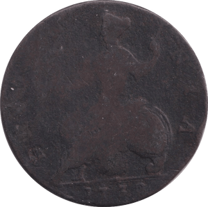 1738 HALFPENNY ( NF ) - Halfpenny - Cambridgeshire Coins