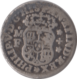 1738 SILVER ONE REAL MEXICO - SILVER WORLD COINS - Cambridgeshire Coins