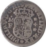 1738 SILVER ONE REAL MEXICO - SILVER WORLD COINS - Cambridgeshire Coins