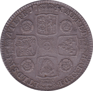 1743 SHILLING ( GVF ) ROSES