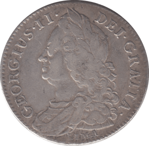 1745 HALFCROWN ( GVF ) - Halfcrown - Cambridgeshire Coins