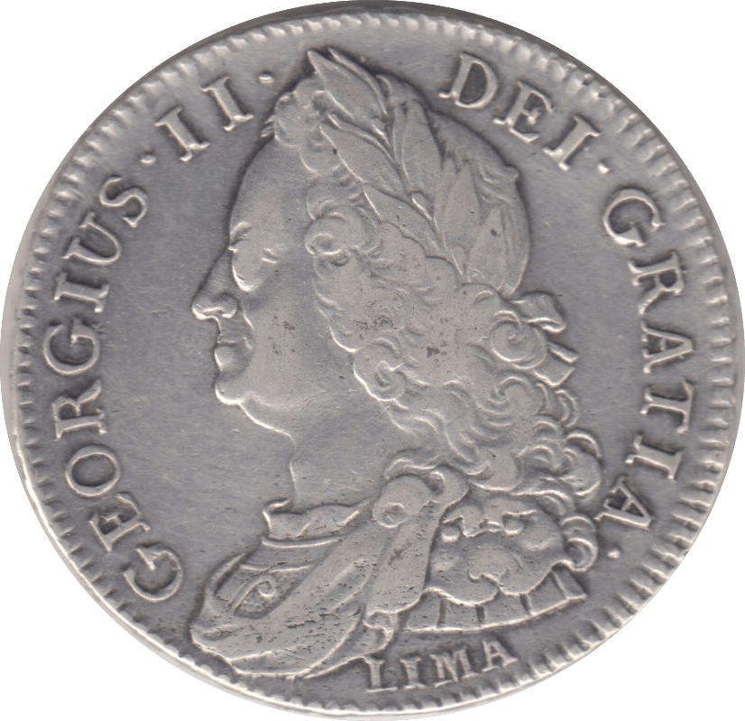 1745 HALFCROWN ( GVF ) LIMA - Halfcrown - Cambridgeshire Coins