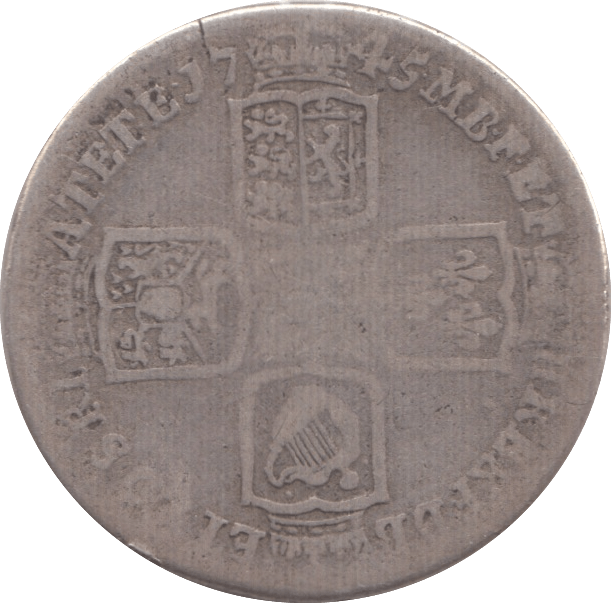 1745 HALFCROWN ( NF ) LIMA - HALFCROWN - Cambridgeshire Coins
