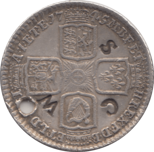 1745 SHILLING ( GF ) LIMA - ONE SHILLING - Cambridgeshire Coins
