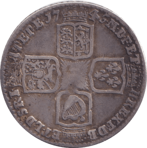 1745 SHILLING ( GF ) - Shilling - Cambridgeshire Coins