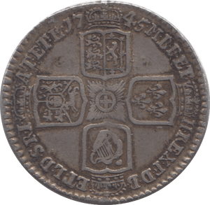 1745 SHILLING ( VF ) LIMA 8 - Shilling - Cambridgeshire Coins