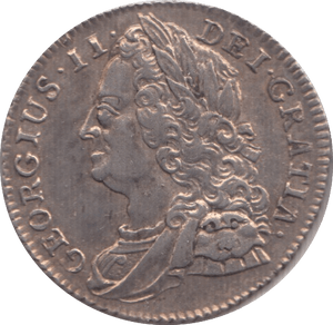 1745 SIXPENCE (EF) - Sixpence - Cambridgeshire Coins