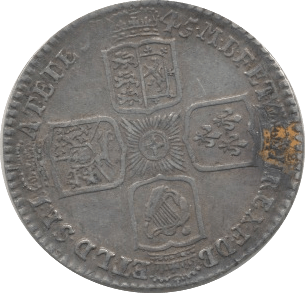 1745 SHILLING (VF)