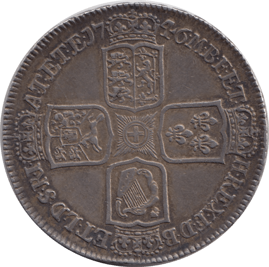 1746 CROWN ( AUNC ) LIMA - Halfcrown - Cambridgeshire Coins