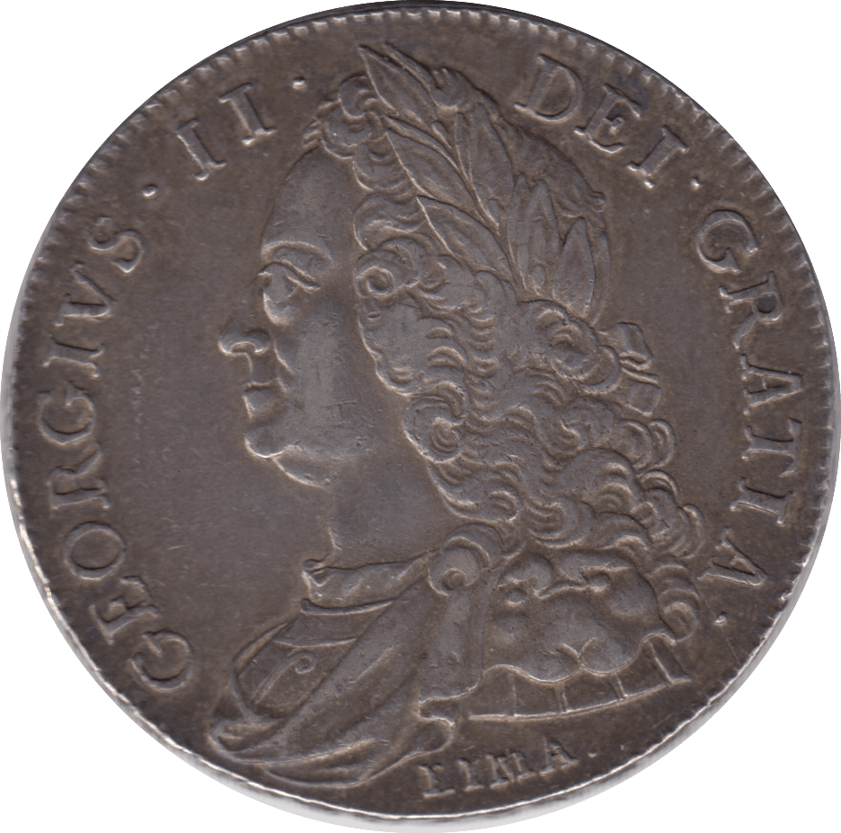 1746 CROWN ( AUNC ) LIMA - Halfcrown - Cambridgeshire Coins