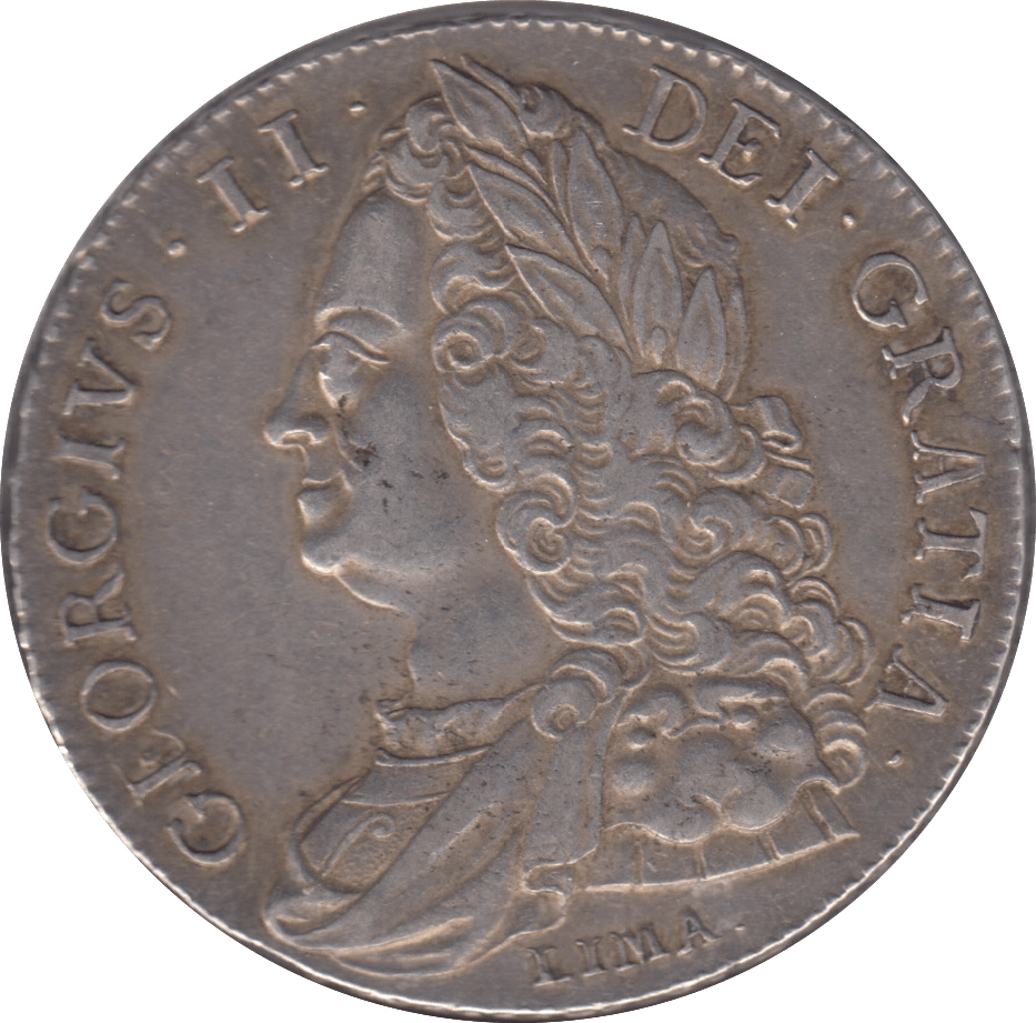 1746 CROWN ( GVF ) LIMA - Halfcrown - Cambridgeshire Coins