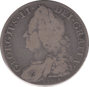 1746 HALFCROWN ( FINE ) - Halfcrown - Cambridgeshire Coins