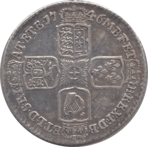 1746 SIXPENCE ( GVF ) LIMA - Sixpence - Cambridgeshire Coins