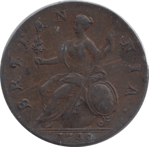 1749 HALFPENNY ( EF ) - Halfpenny - Cambridgeshire Coins
