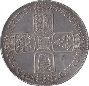 1750 CROWN ( EF ) - CROWN - Cambridgeshire Coins