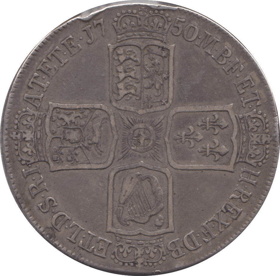 1750 CROWN ( VF ) - Crown - Cambridgeshire Coins