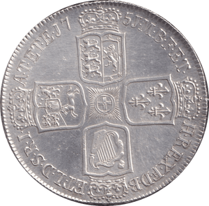 1751 CROWN ( AUNC ) - Crown - Cambridgeshire Coins