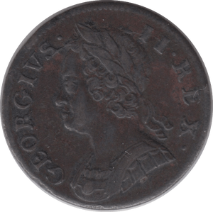 1753 HALFPENNY ( VF ) 2 - Halfpenny - Cambridgeshire Coins