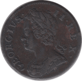 1753 HALFPENNY ( VF ) 2 - Halfpenny - Cambridgeshire Coins