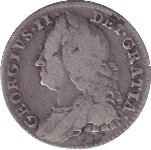 1757 SIXPENCE ( FINE ) 2 - SIXPENCE - Cambridgeshire Coins