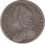 1757 SIXPENCE ( FINE ) - Sixpence - Cambridgeshire Coins