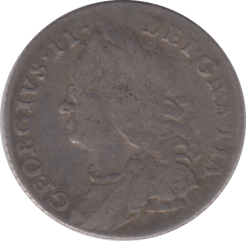 1757 SIXPENCE ( GF ) - Sixpence - Cambridgeshire Coins