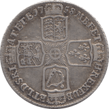1758 SHILLING ( VF ) - ONE SHILLING - Cambridgeshire Coins