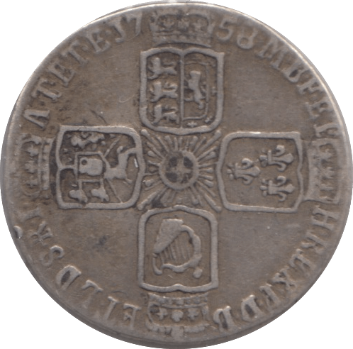 1758 SIXPENCE ( GF ) - Sixpence - Cambridgeshire Coins