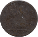 1759 FARTHING ( NF ) - Farthing - Cambridgeshire Coins