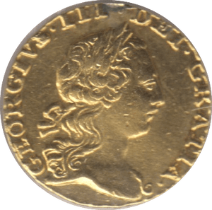 1762 GOLD QUARTER GUINEA ( EF ) GOLD GEORGE III EX MOUNT - Guineas - Cambridgeshire Coins