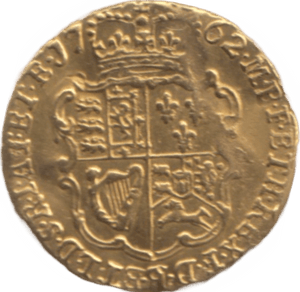 1762 GOLD QUARTER GUINEA ( GVF ) GOLD GEORGE III - Guineas - Cambridgeshire Coins