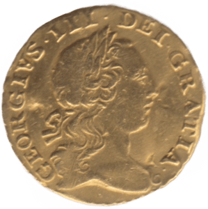 1762 GOLD QUARTER GUINEA ( GVF ) GOLD GEORGE III - Guineas - Cambridgeshire Coins