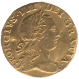 1762 GOLD QUARTER GUINEA ( GVF ) GOLD GEORGE III - Guineas - Cambridgeshire Coins