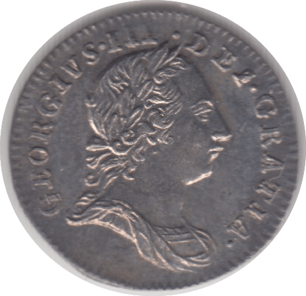 1762 MAUNDY THREEPENCE ( EF ) - Maundy Coins - Cambridgeshire Coins