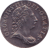 1762 MAUNDY THREEPENCE ( GVF ) E - Maundy Coins - Cambridgeshire Coins