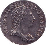 1762 MAUNDY THREEPENCE ( GVF ) E - Maundy Coins - Cambridgeshire Coins