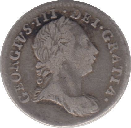 1762 MAUNDY THREEPENCE ( VF ) 2 - Maundy Coins - Cambridgeshire Coins