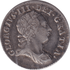 1763 MAUNDY THREEPENCE ( VF ) - Maundy Coins - Cambridgeshire Coins