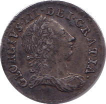 1763 MAUNDY THREEPENCE ( VF ) - Maundy Coins - Cambridgeshire Coins