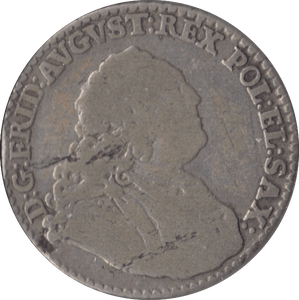 1763 SILVER 1/6 THALER KINGDOM OF SAXONY - SILVER WORLD COINS - Cambridgeshire Coins